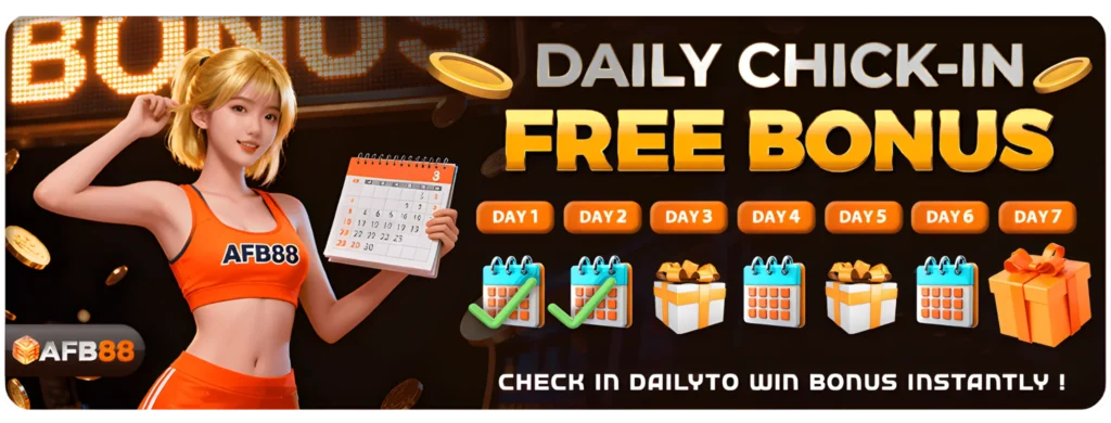 daily check-in bonus