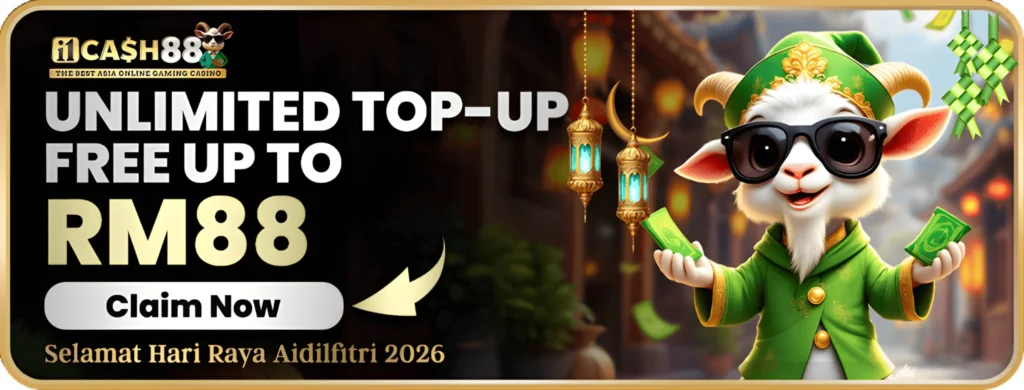 Unlimited top-up free up to RM88 Claim now